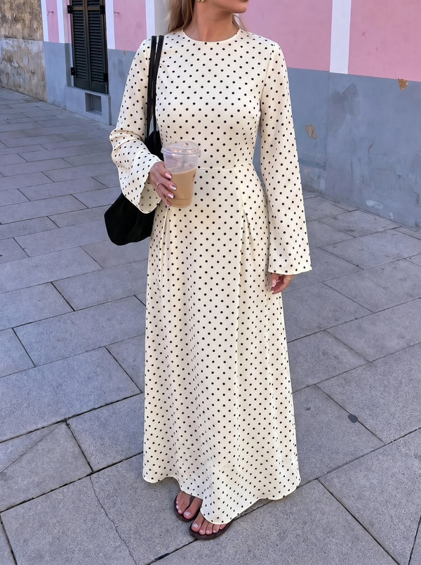 Modest Polka-dot Dress