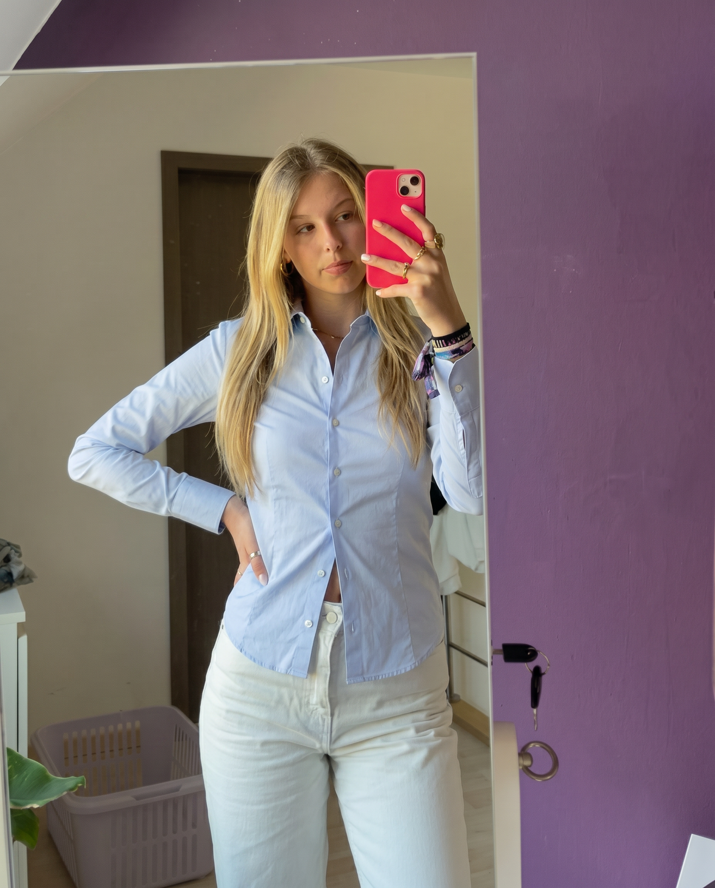STND. Courbe Base-Shirt (baby blue)