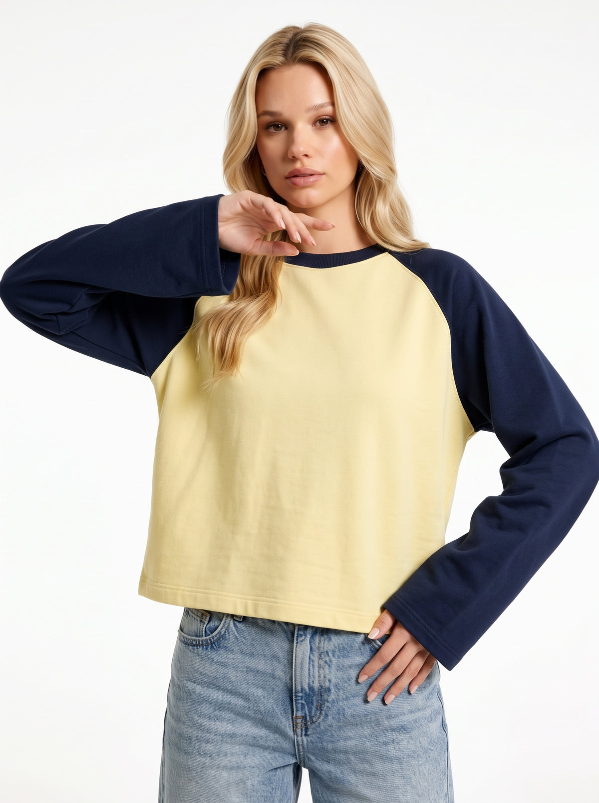 The Contrast Raglan Top