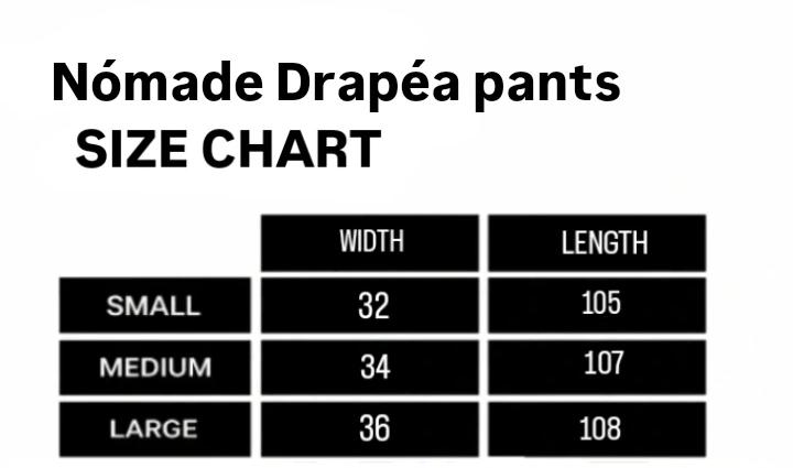 Nómade Drapéa pants (white)