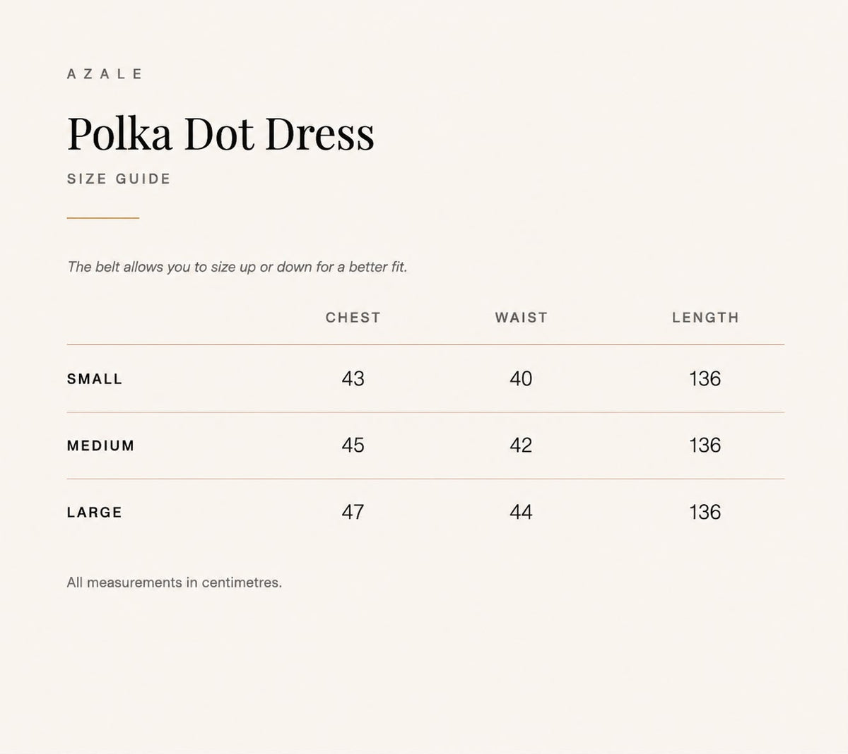 Size guide