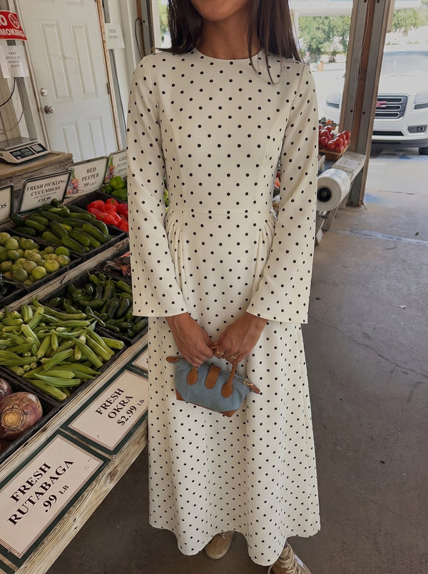 Modest Polka-dot Dress