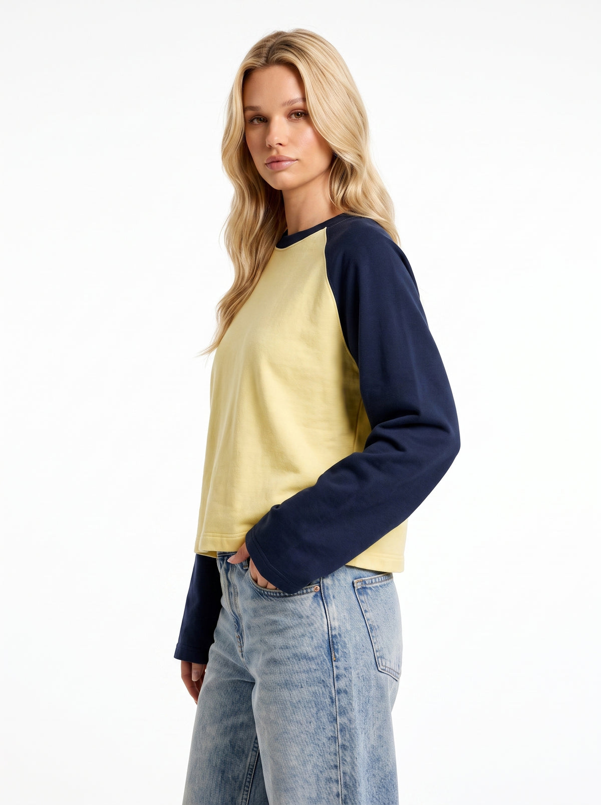 The Contrast Raglan Top