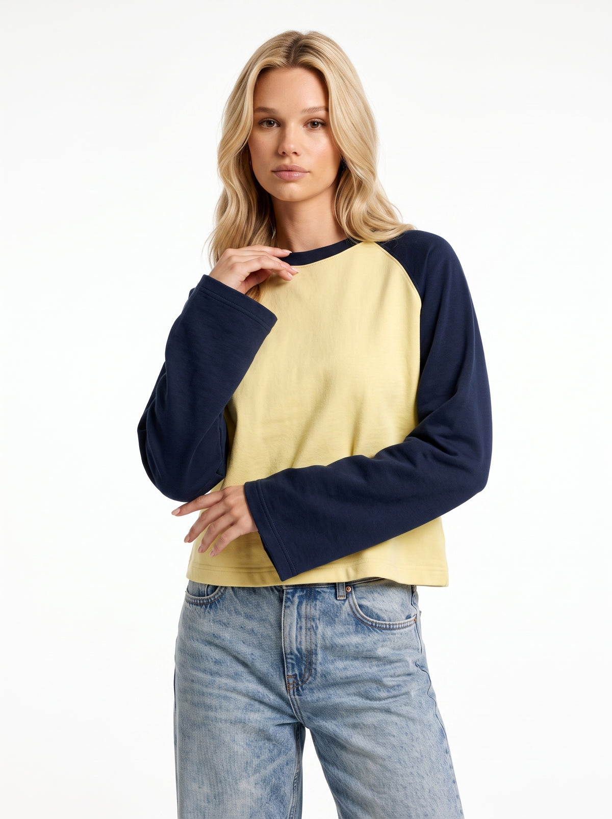 The Contrast Raglan Top