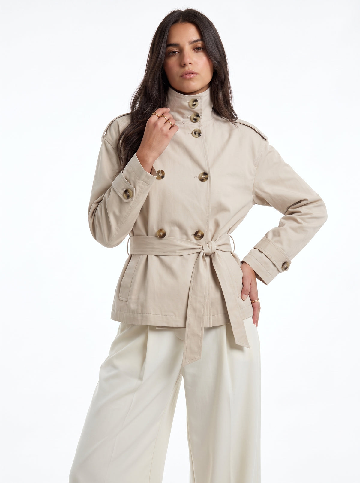L’Officière Cropped Trench
