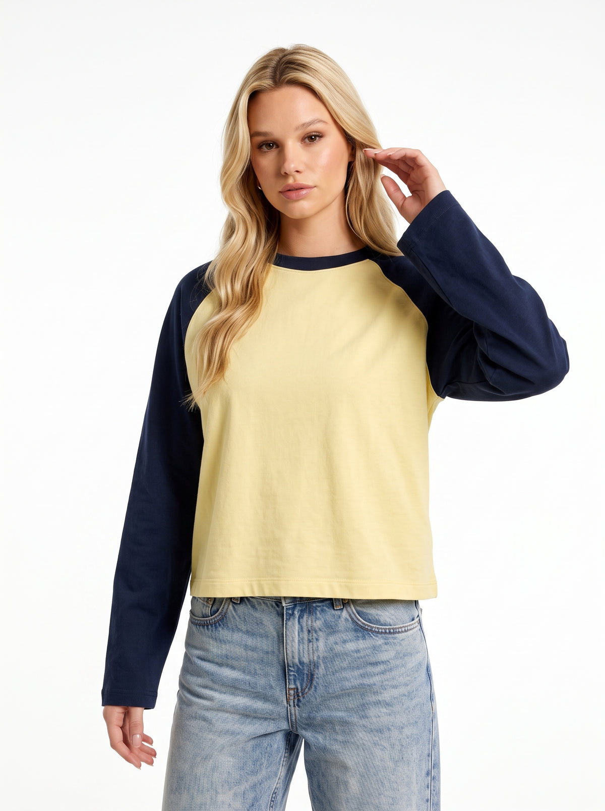The Contrast Raglan Top