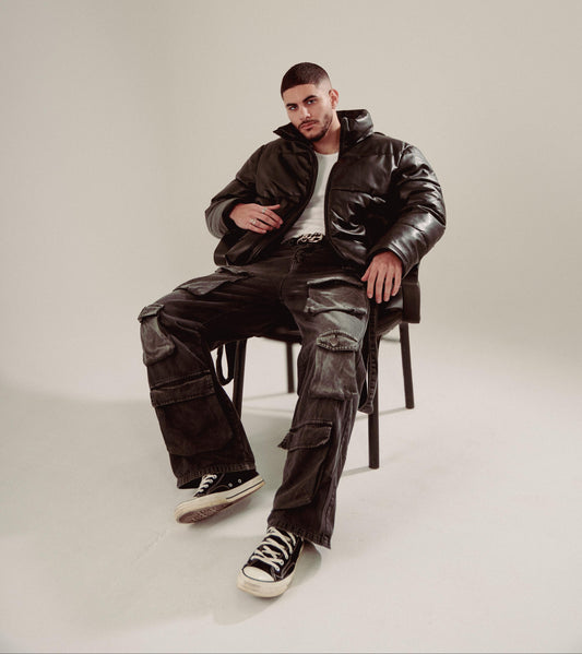 Puff Leather Jacket