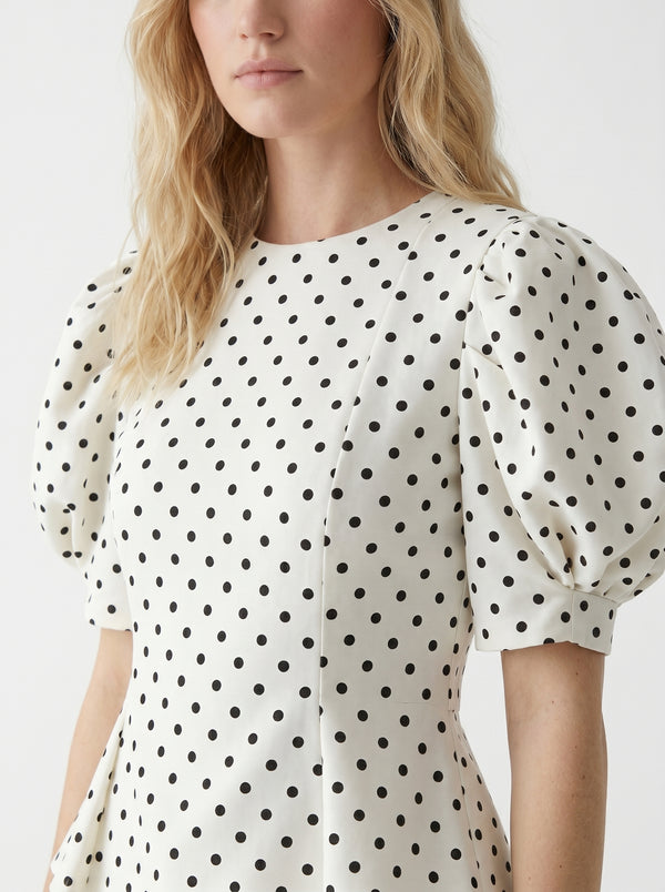 Élodie Évasée Blouse (polka-dots)